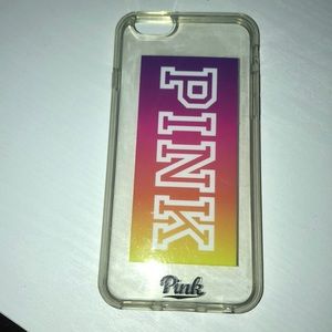 pink iphone 6/6s phone case worn once
